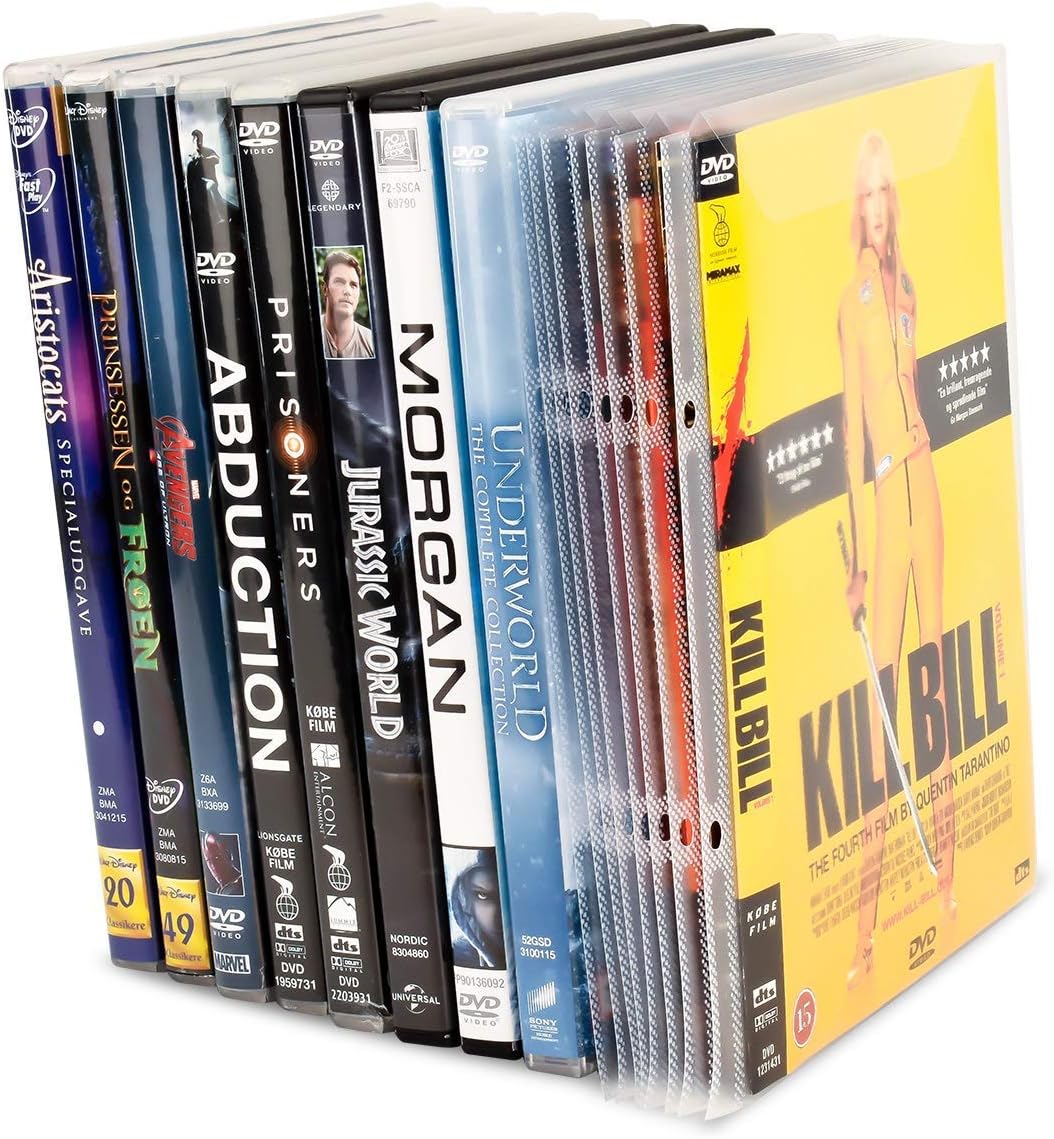 Exclusive Tarifold DVD Protective Sleeve for DVD Storage with Binder Holes, Closing Flap, and Space for Cover - 100/Pack (10282) Flash Sale Buy 1 get 1 Tarifold DVD Protective Sleeve for DVD Storage with Binder Holes, Closing Flap, and Space for Cover - 100/Pack (10282)