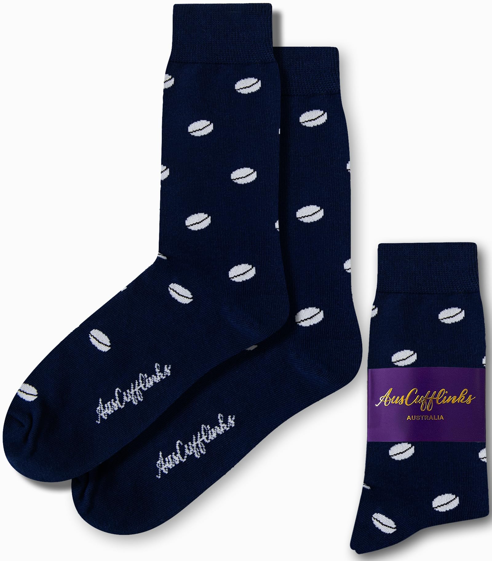 AUSCUFFLINKS Socks For Him & Her | Fun Gift Socks for Dad & Mum