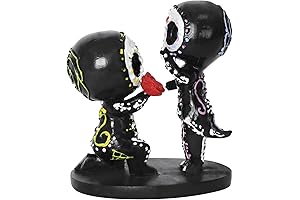 Mesmerizing Sugar Skull Couple Figurine for True Love and Unbreakable Bonds