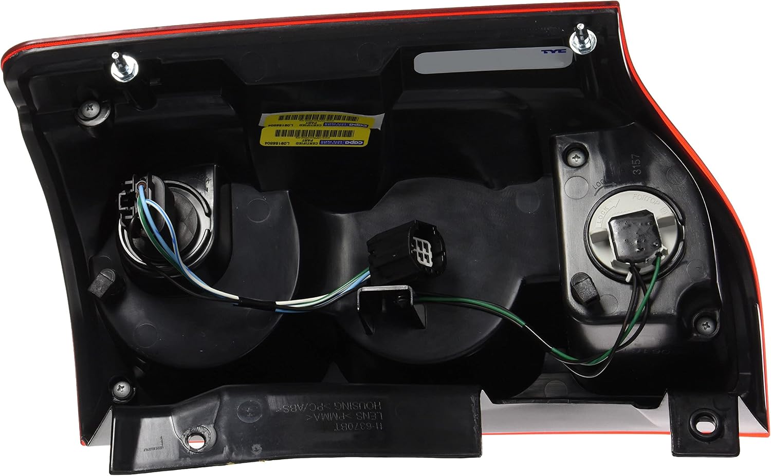 TYC Left Tail Light Assembly Compatible with 2011-2020 Dodge Grand Caravan