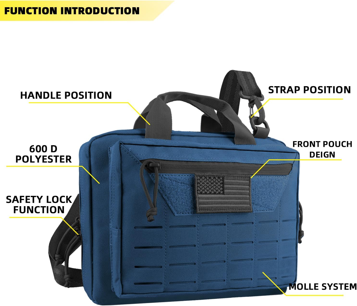 Tactical Pistol Case Hunting Shooting Range Bag Soft Handgun Case Tactical Gun Range Bag