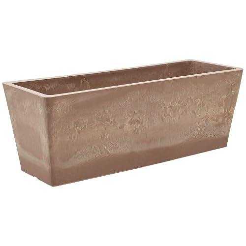 Arcadia Garden Products PSW U45TP Plastic/Stone/Wood Composite Simplicity Window Box,
