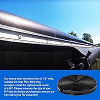 Vista 5 de Moldura de inserción para moldaje de RV Moldura de tapa de tornillo para RV Moldura de canaleta para RV Moldura exterior para cámper de 7/8