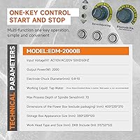 Vista 5 de MINI EDM-2000B - Removedor de grifo roto erosión de chispa extractor de grifo roto portátil removedor de máquina de perforación EDM portátil taladro