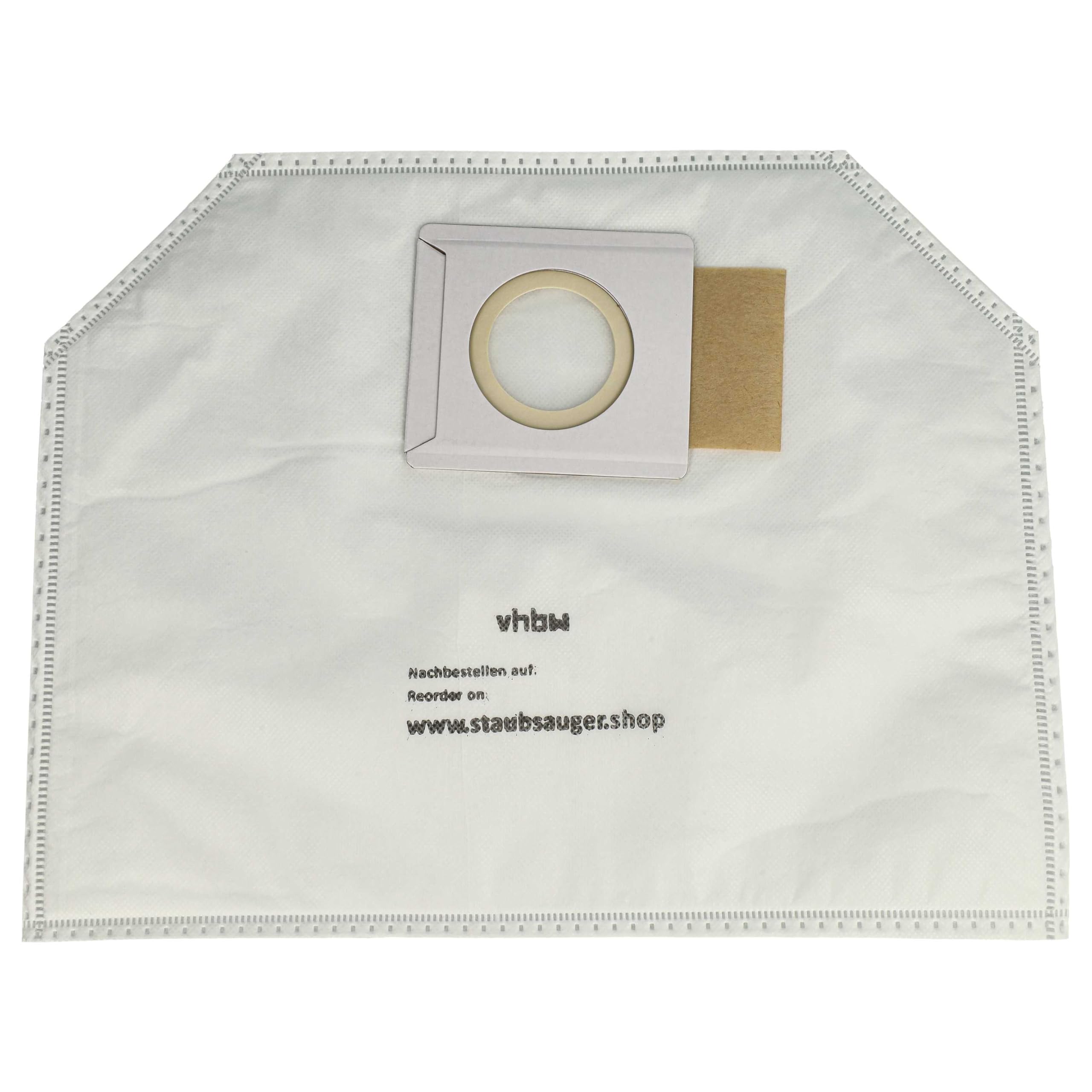 vhbw 10x bolsa reemplaza Makita 197903-8 para aspiradora - 36 cm x 28 cm blanco