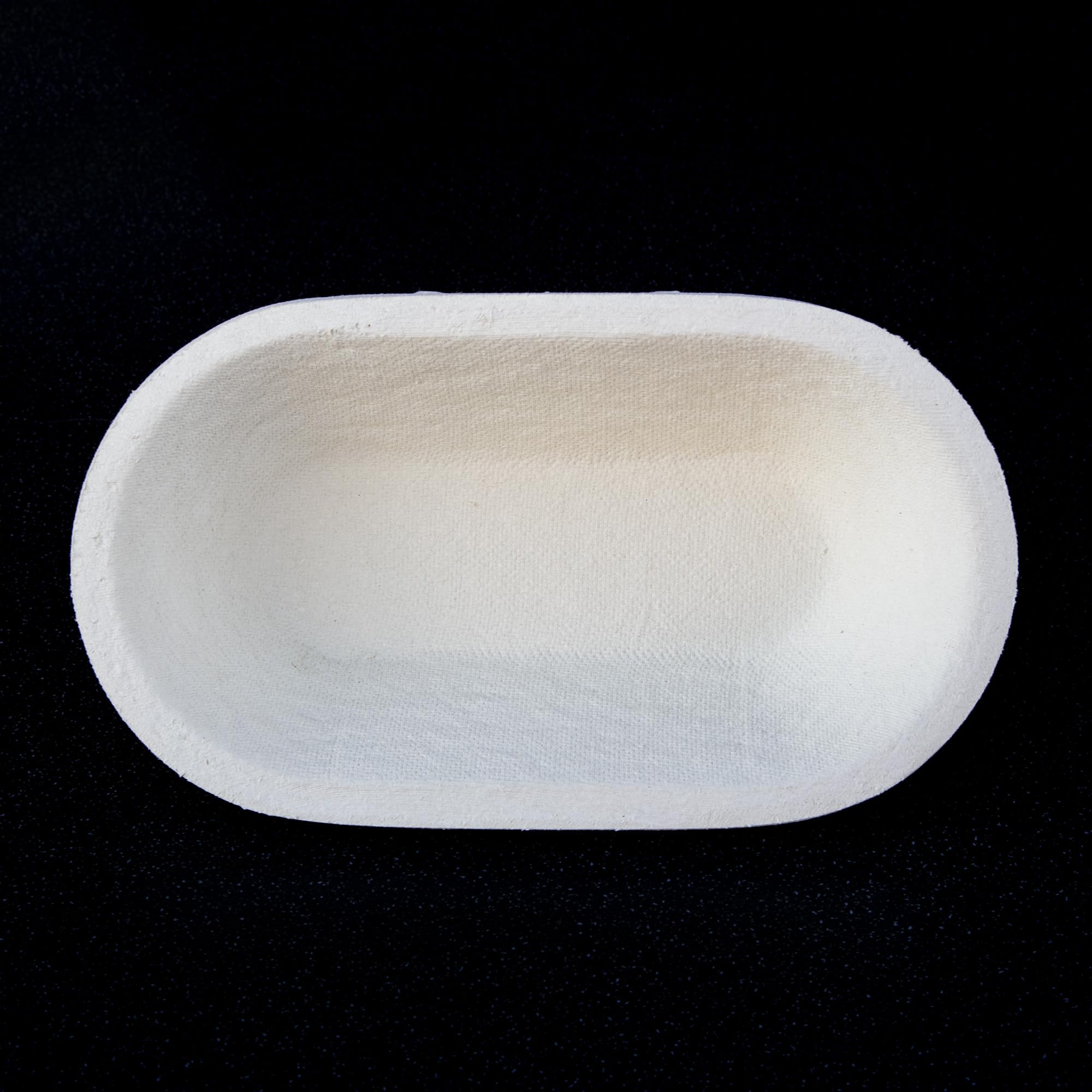 Panier ovale professionnel respectueux de l'environnement 500 g pour fabrication de pain – Robuste – Pâte de bois durable et respectueuse de l'environnement