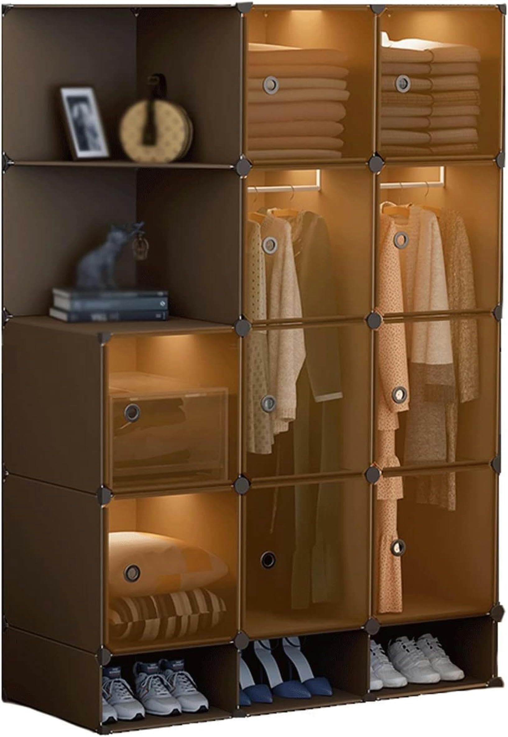 Gabinete armario portátil modular para solucionar la falta de espacio