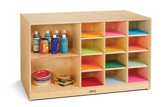 Jonti-Craft 0441JC Mobile Storage Island Without Bins