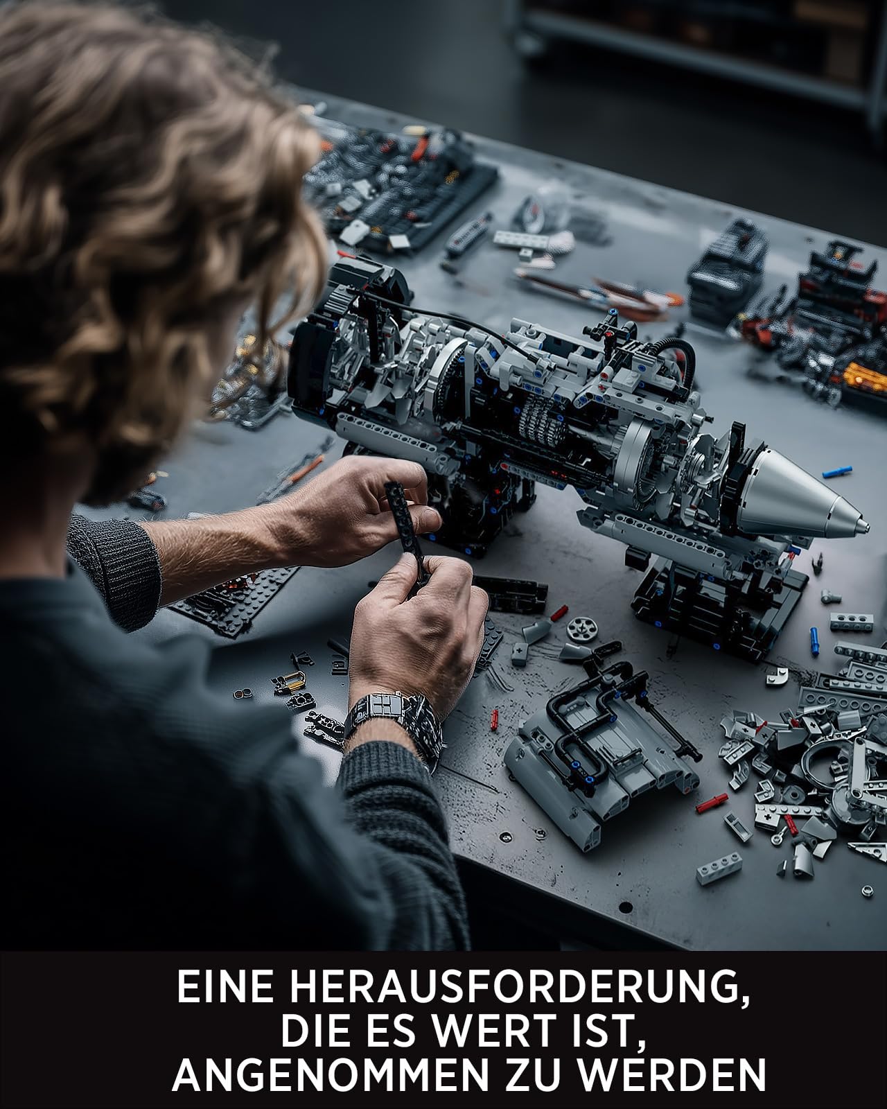 Nifeliz Technik Turbofan Triebwerk Engine Kit für Erwachsene, Klemmbausteine Motor Modellbausatz Sammlerset, Bauspielzeugset Geschenk für Männer (2,216 Teile, NF10317) | Engineering Challenge-Modell für erwachsene Sammler, ein physikalisches Wissenschafts