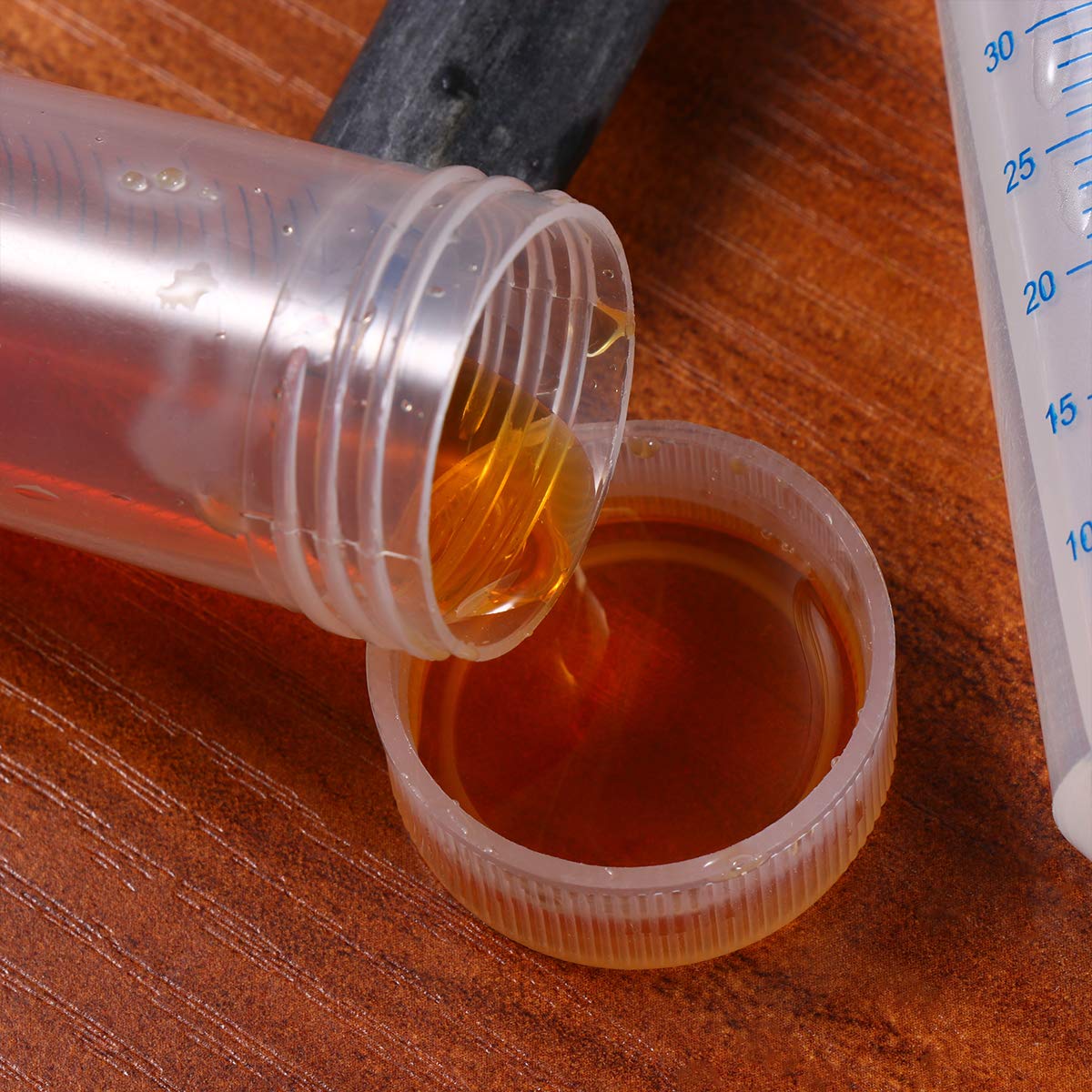 50 Tubos ensayo plástico criovial 5 ml, Tubo congelación, Tubo Almacenamiento en frío con tapón Rosca, Tubo congelado criotubo (Azul) Suministros Laboratorio