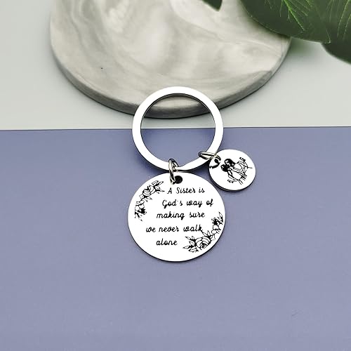 Miniatura 6 de Friendship Gift Keychain Best Friend Keychain Sister Gifts for Sisters Birthday Gifts for Women Sister in Law Gift Funny Sister Jewelry Graduation