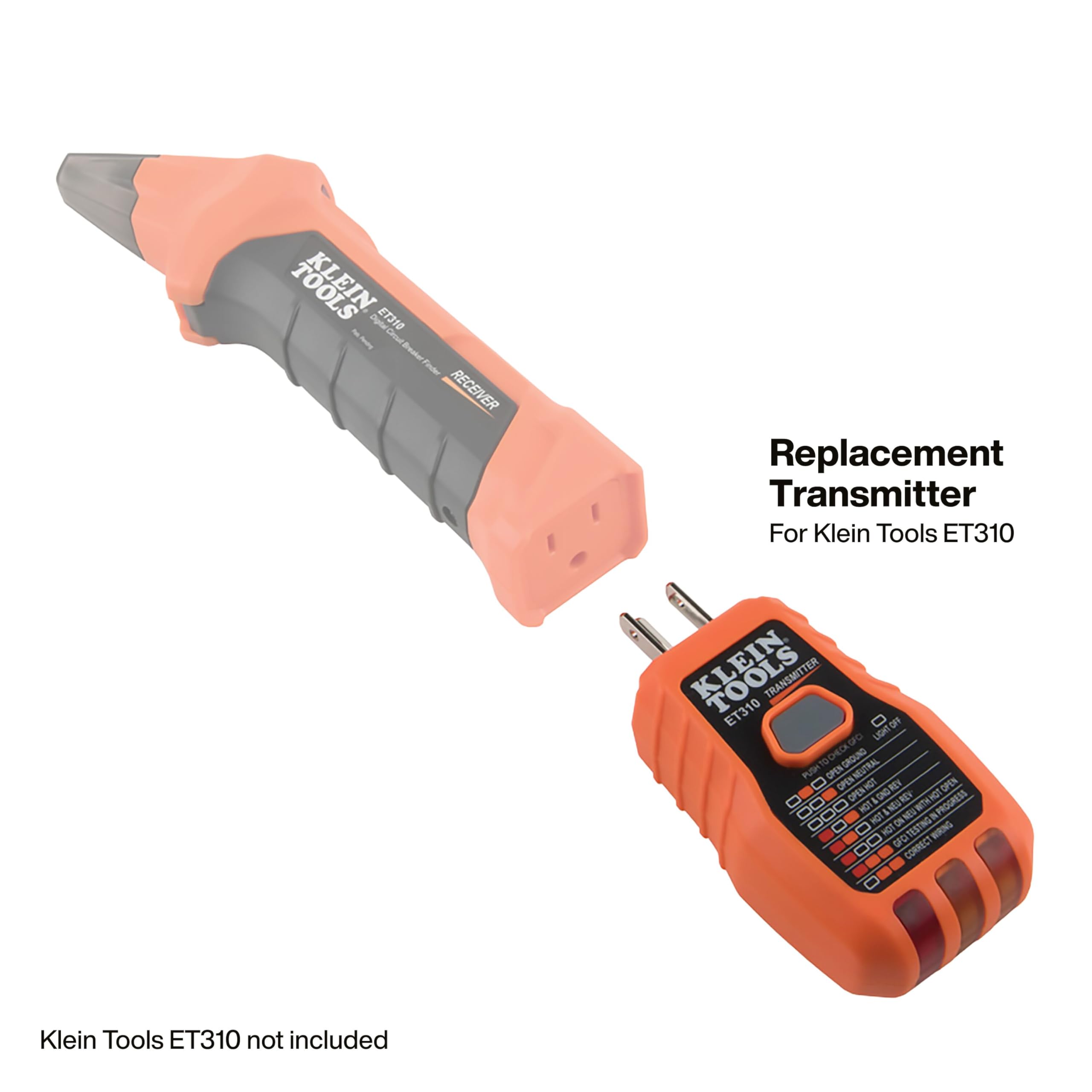 Digital circuit breaker finder transmitter for Klein Tools ET310