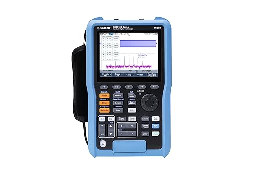 Siglent Technologies SHS810X Handheld Oscilloscope,100 MHz,2CH,1GSa/s,Multimeter Mode,5.6-inch TFT-LCD Display