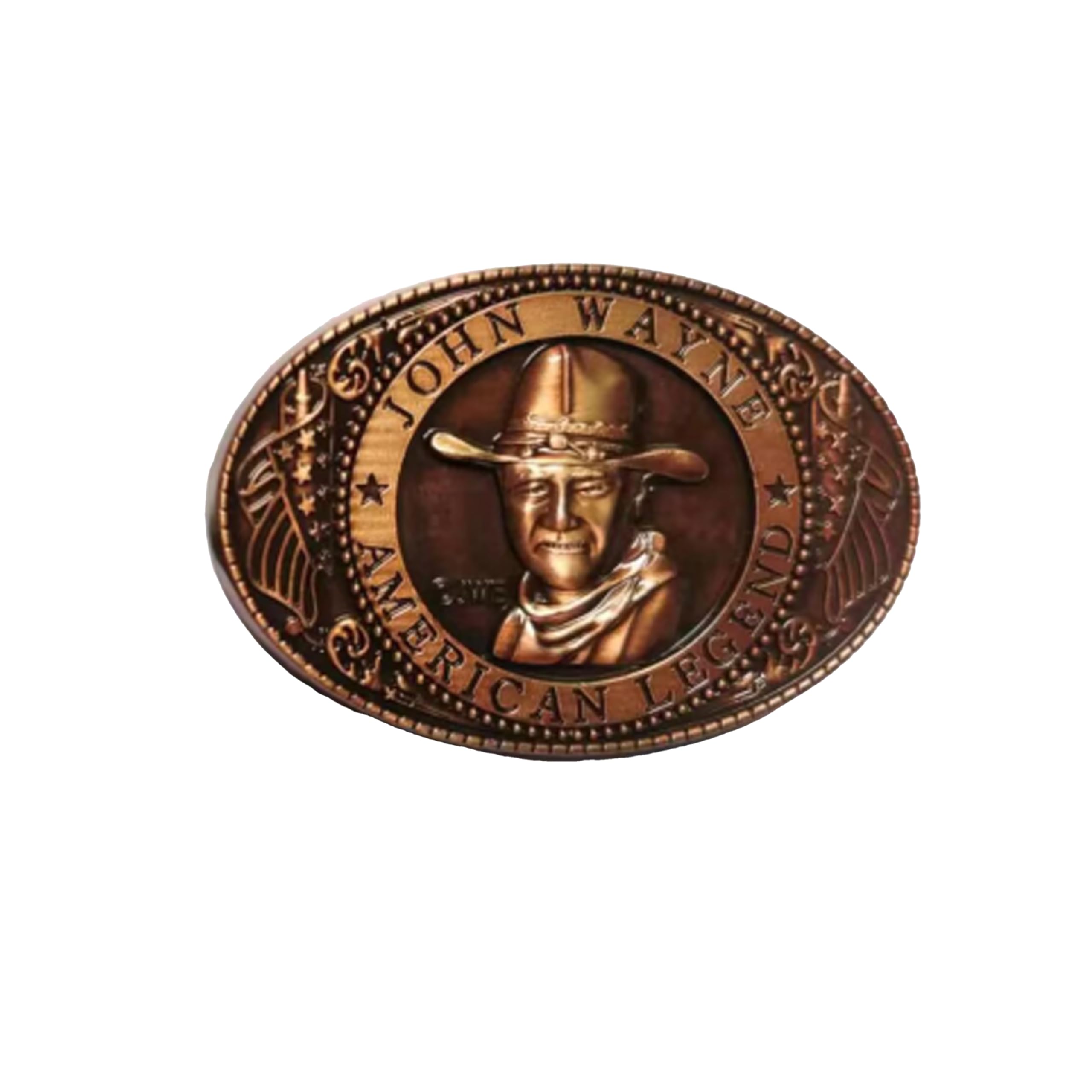 Midsouth Products Men's Copper Mid-South Products John Wayne Belt Buckle Magnet