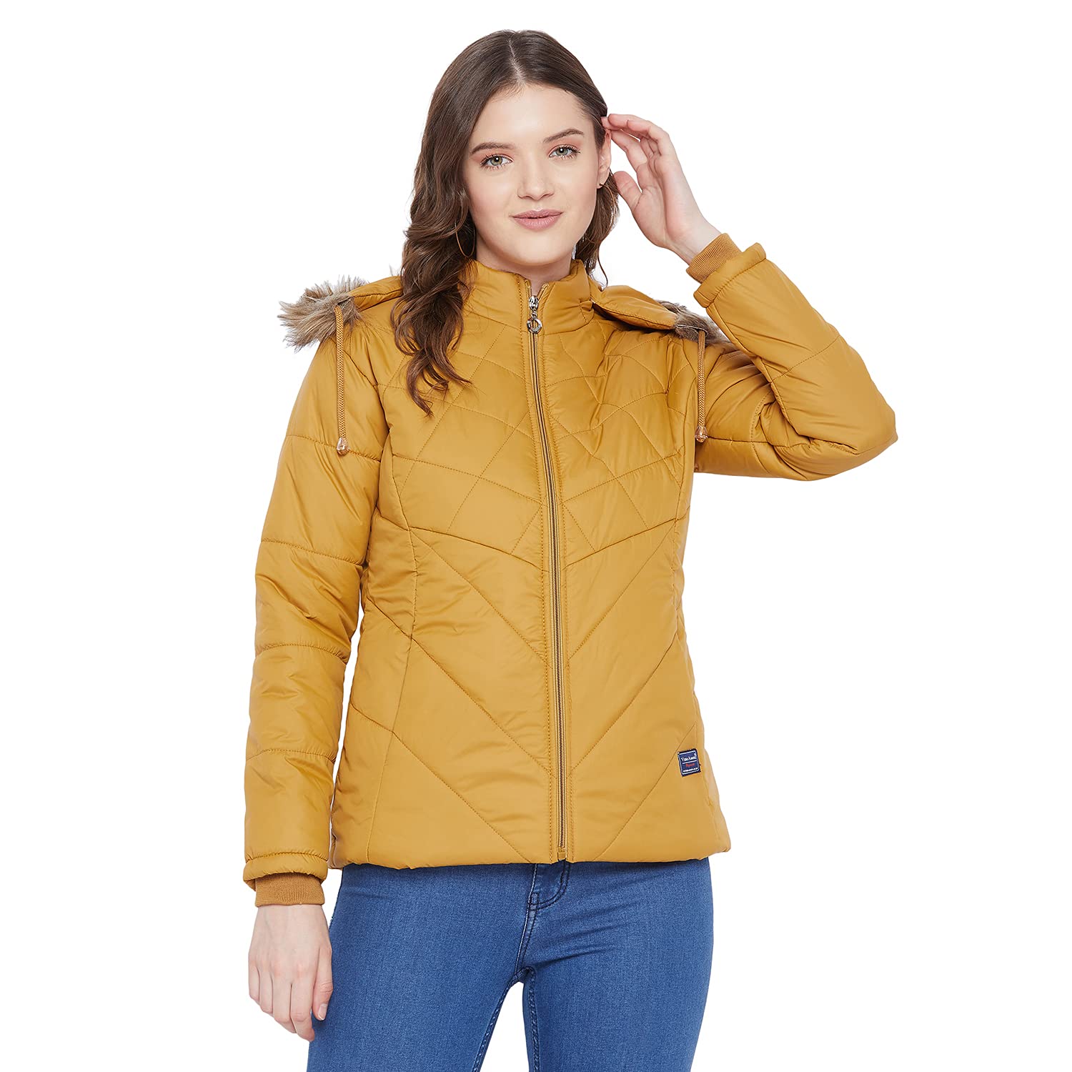 vero amore Women's Black winter wear full sleeve solid parka Jacket-2175A-picture-27