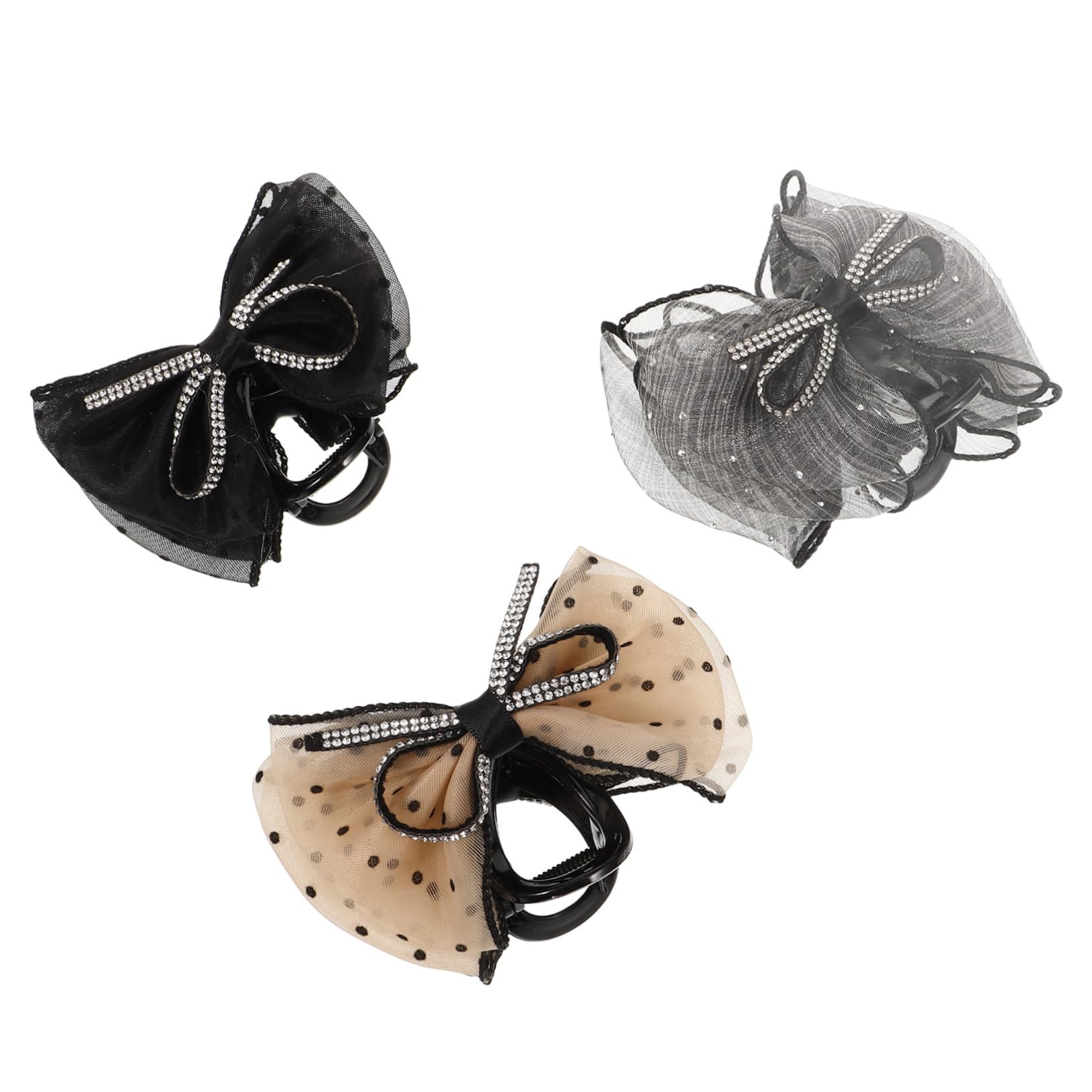 12piezas Clip De Pelo Para Mujer De Horquilla Lazo Diseño Elegante y Práctico Para Tipo De Cabello Para Uso Diario Bodas y Ocasiones Especiales