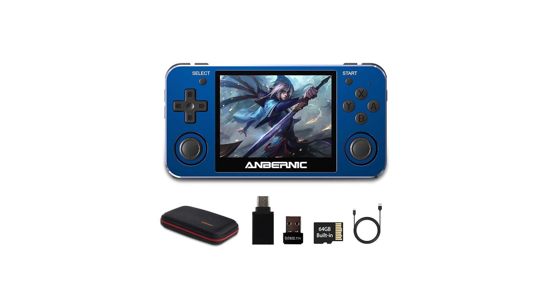 Amazon.com: HAIHUANG RG351MP Handheld Game Console 3.5 Inch