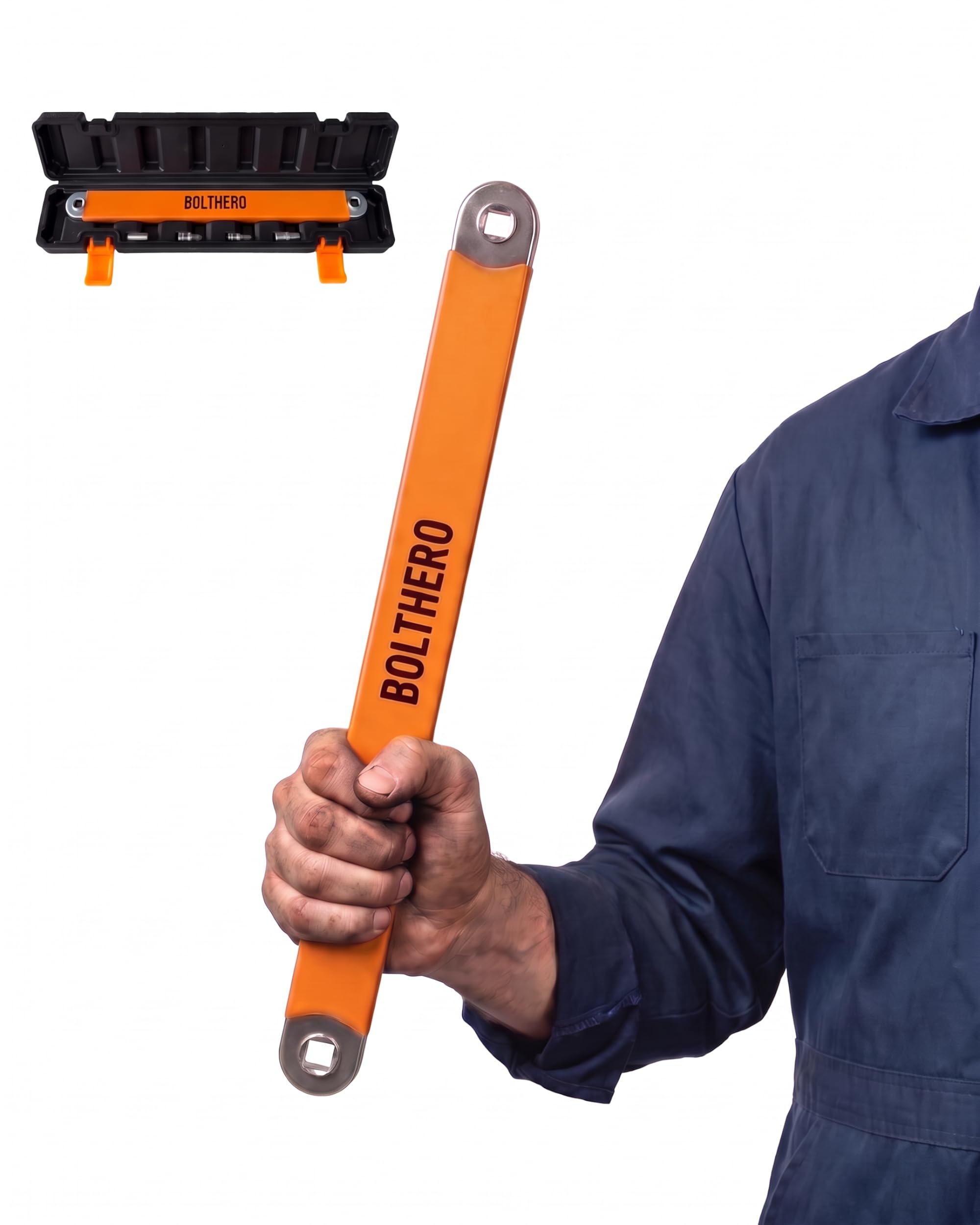 Offset Extension Wrench, Zero-Swing Ratchet to Reach Tight Spots