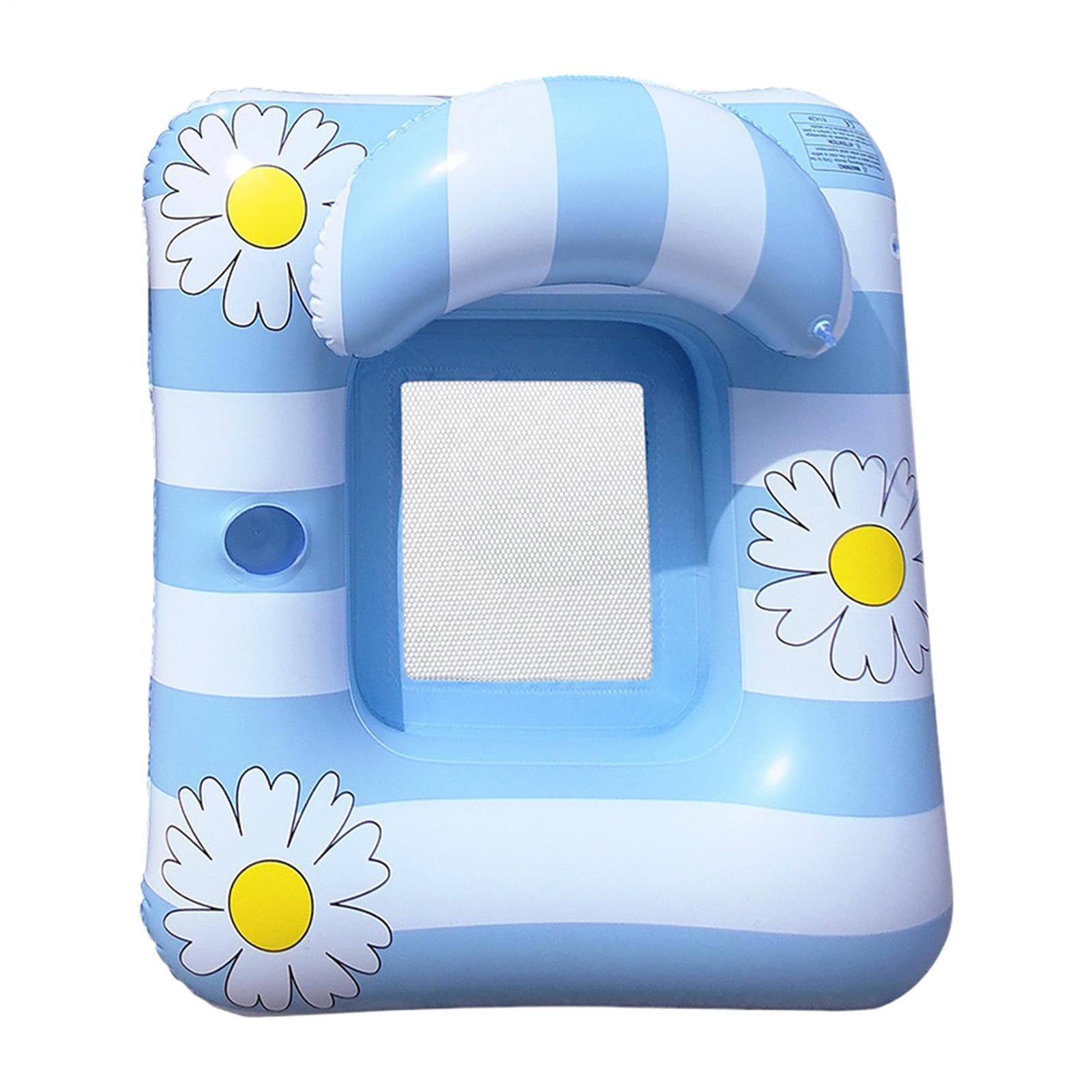 Hamac d'eau gonflable robuste – Flotteurs de piscine | pour la natation, le lac, la plage, la rivière, les jeux de fête d'été, quai de bronzage à l'intérieur de la croisière