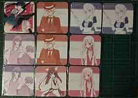 藤原ここあ コラボカフェ 地域限定柄コースターコースター 9種セット 藤原ここあ コースターセット 妖狐×僕・藤原ここあコラボカフェ