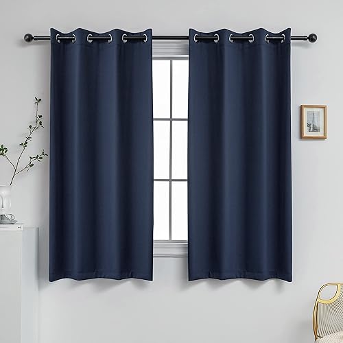 Miniatura 37 de YGO Cortinas opacas lilas para oscurecer la habitación de las niñas, con aislamiento térmico, paneles de cortina para sala de estar, para