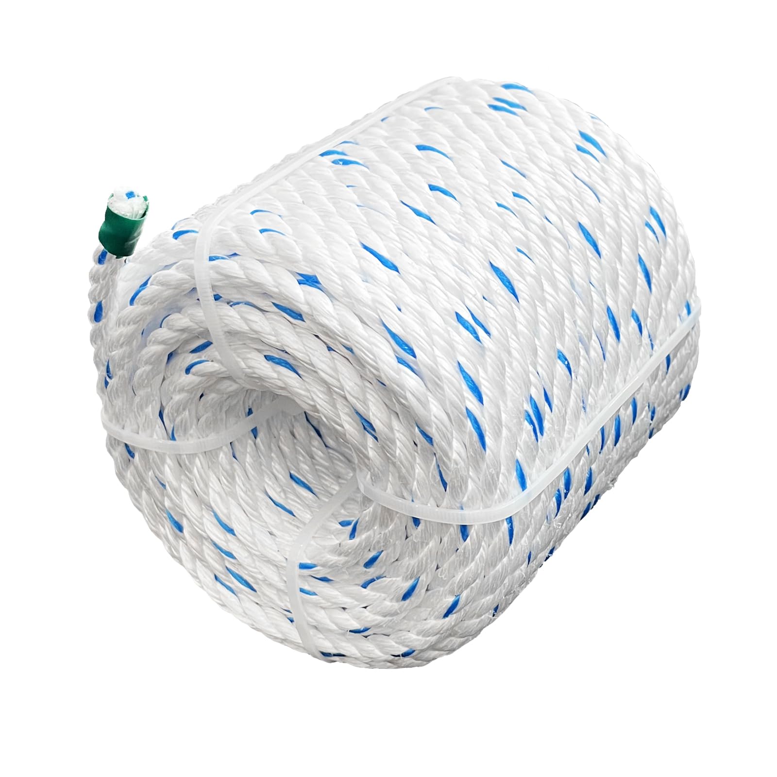 Amazon.com: WISEROOT Polypropylene Rope 1/4inch 50ft: 3 Strand Twisted ...