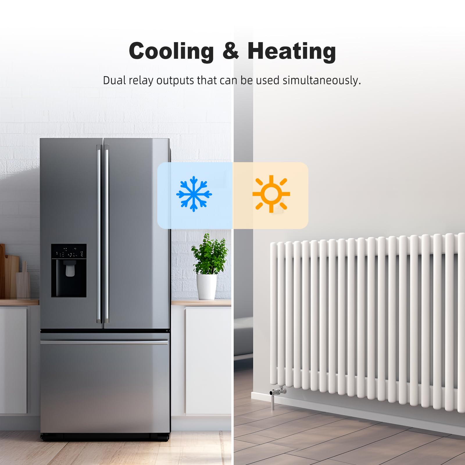 Inkbird ITC-308-WIFI Termostat chłodzenia ogrzewania, kontroler temperatury gniazda za pomocą aplikacji