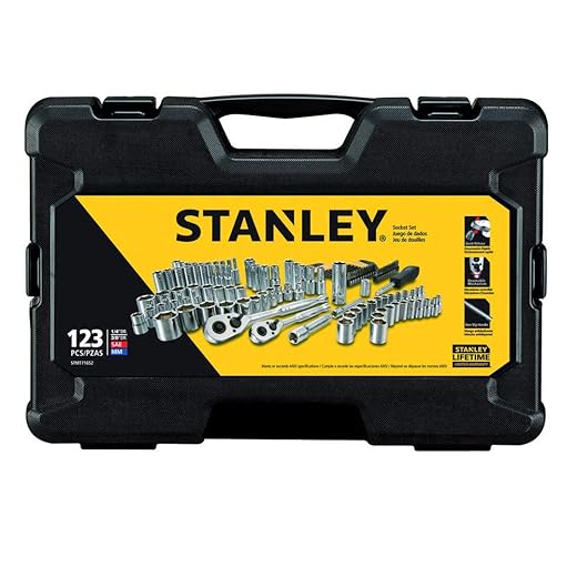 3. Stanley STMT71652 123-Piece Socket Set