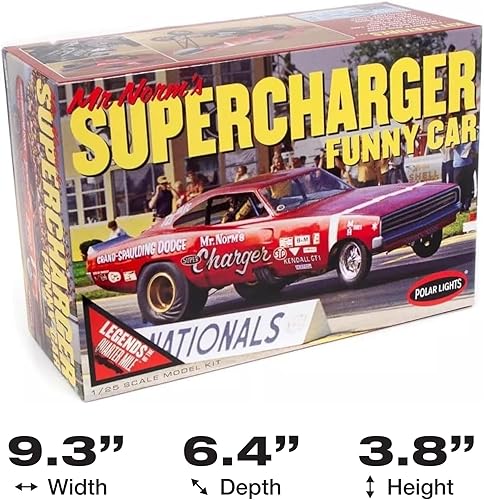 Miniatura 5 de Polar Lights Mr. Norm 1969 Dodge Charger Funny Car Kit de modelo a escala 1:25
