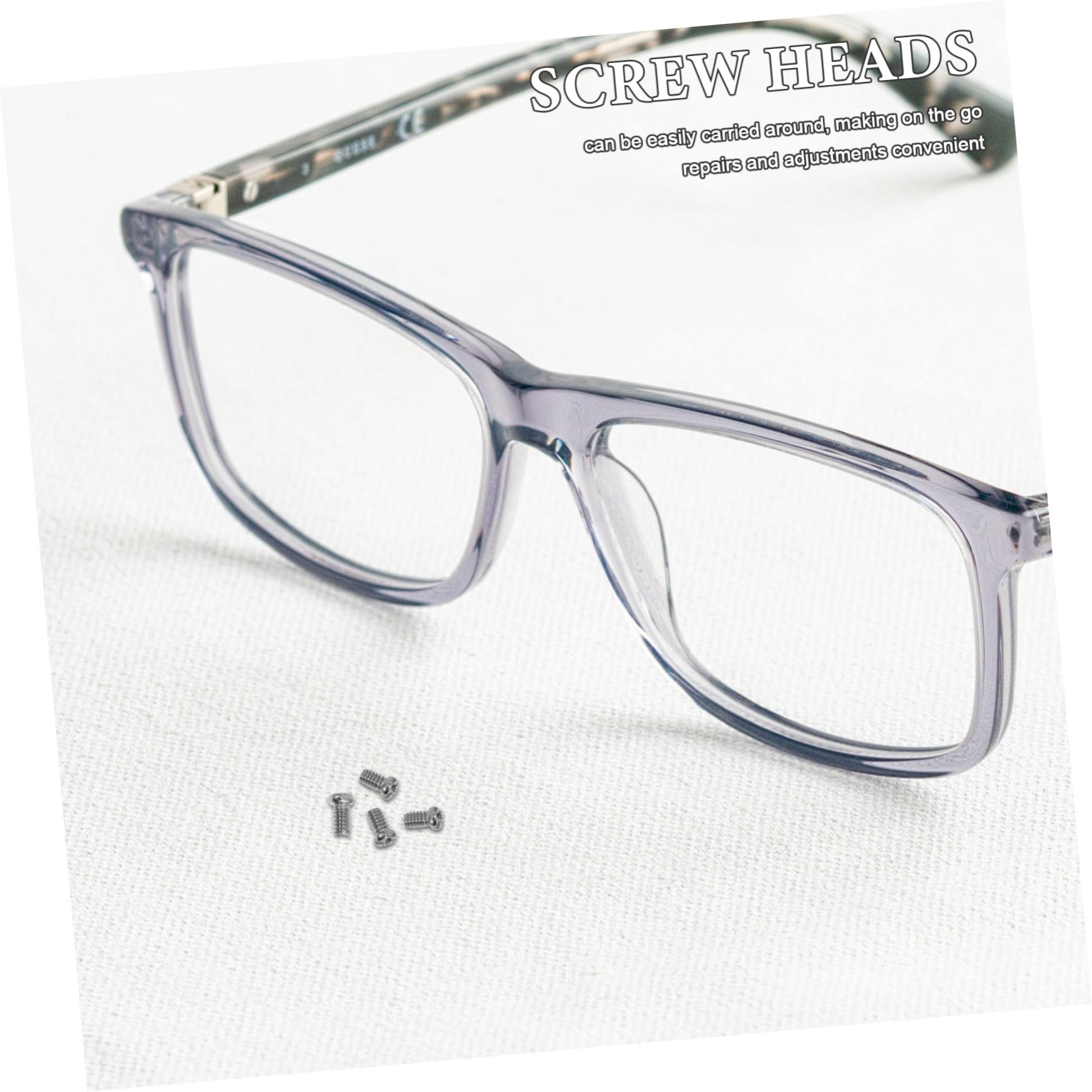 Gatuida 10000piezas Tornillos Pequeños para Gafas de Herramientas para Reparación de Gafas de Sol Accesorios de Sol Tornillos Prácticos para Reparación Kit