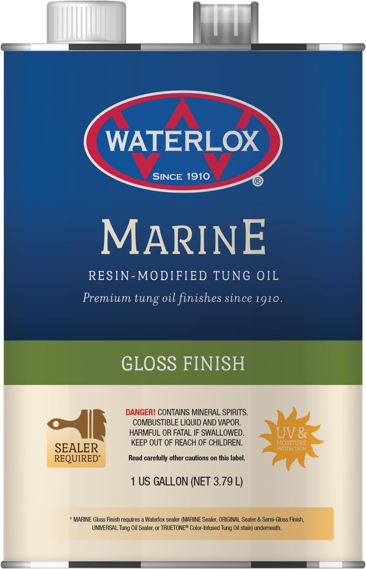GAL WATERLOX MARINE FINISH TB 3940 1F - HIGH GLOSS/HIGHLY REFLECTIVE