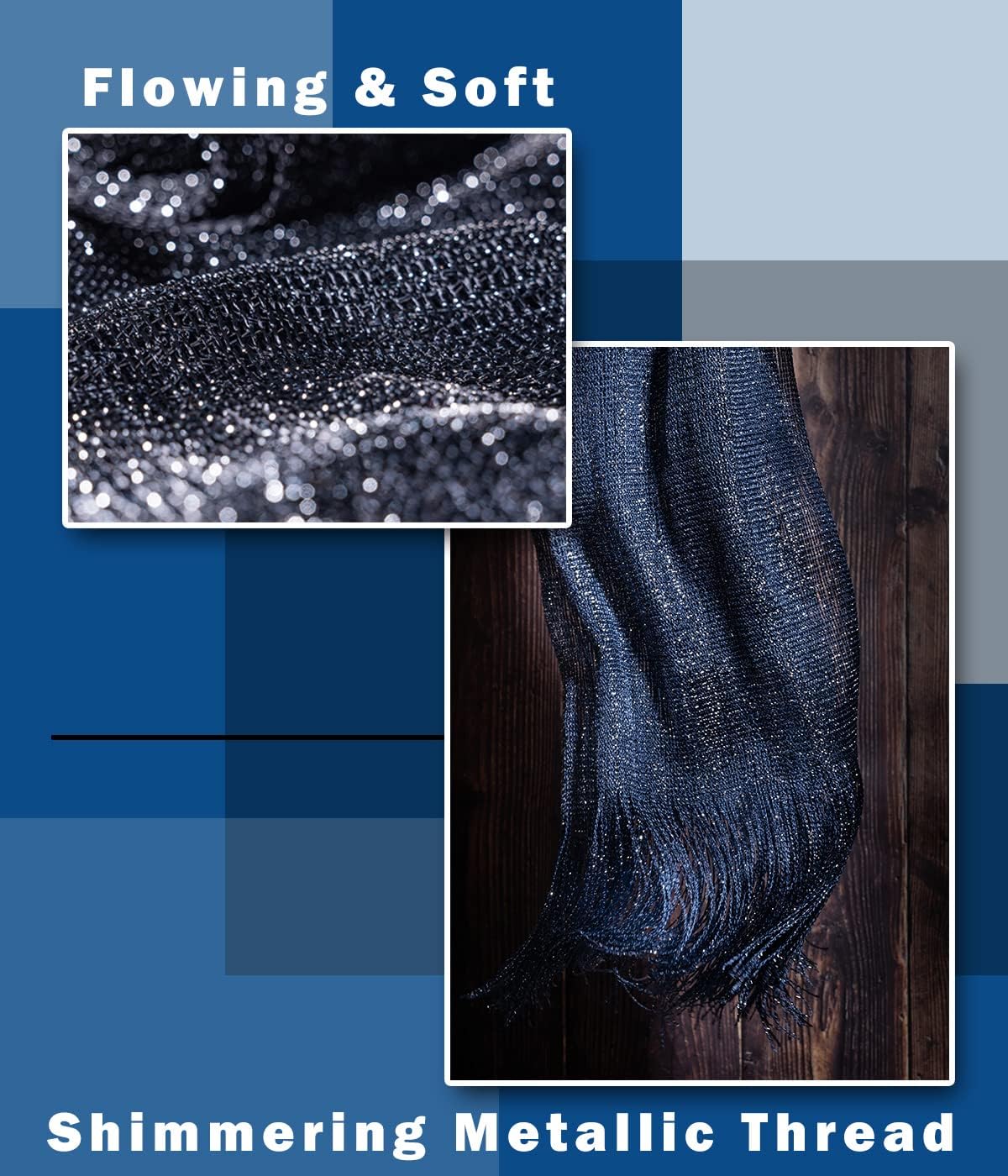 Sparkling Metallic Shawls and Wraps with Buckle,for Evening Dresses Party Wedding Bride Bridesmaid - Image 5