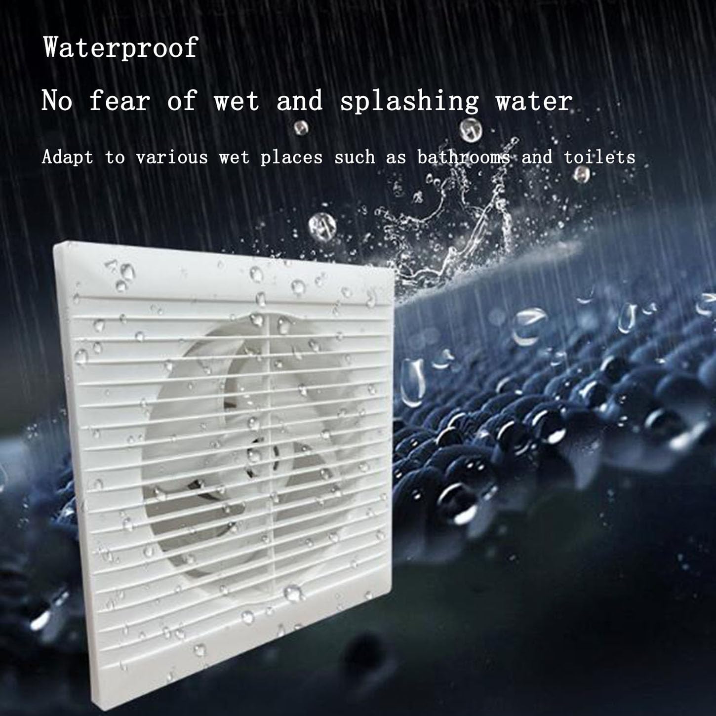 Aspiratore Bagno,Ventola Aspirazione con Valvola di Ritegno Automatica,Basso Consumo Energetico 15W,Estrattore Aria Silenzioso per Cucina,Lavanderia,Garage,Impermeabile,4 Inches