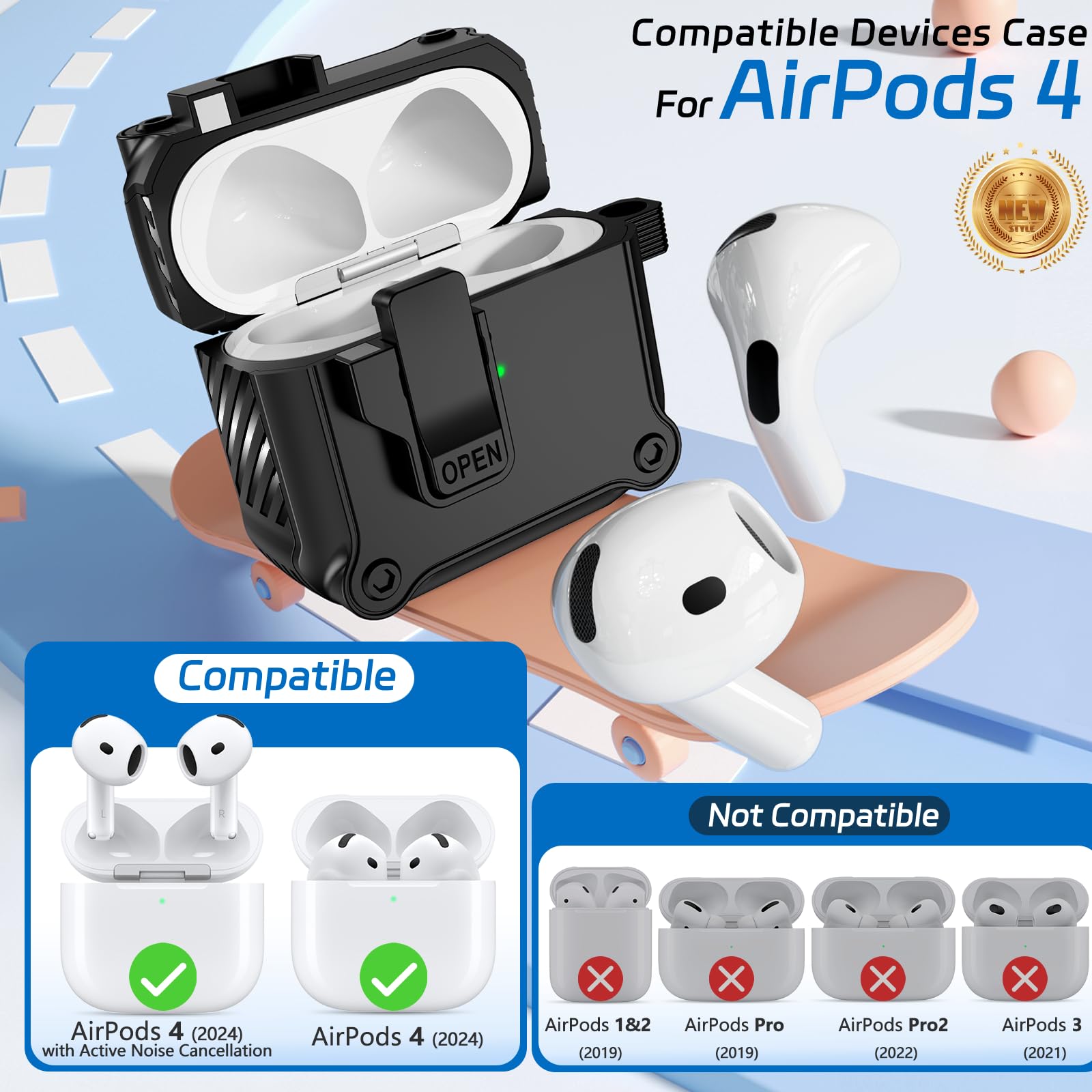 Amazon | Ekoonpft AirPods第4世代ケース クリーナーキット