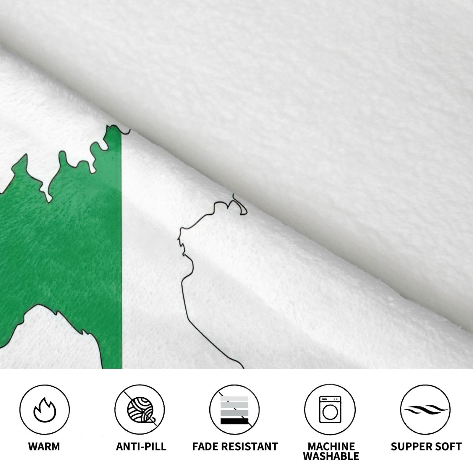 Manta cálida y acogedora con estampado de mapa de la bandera italiana, manta gruesa de franela con capucha con mangas y bolsillo gigante
