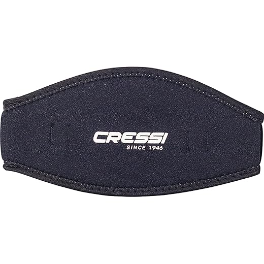 Cressi Neoprene Mask Strap Cover, Blue