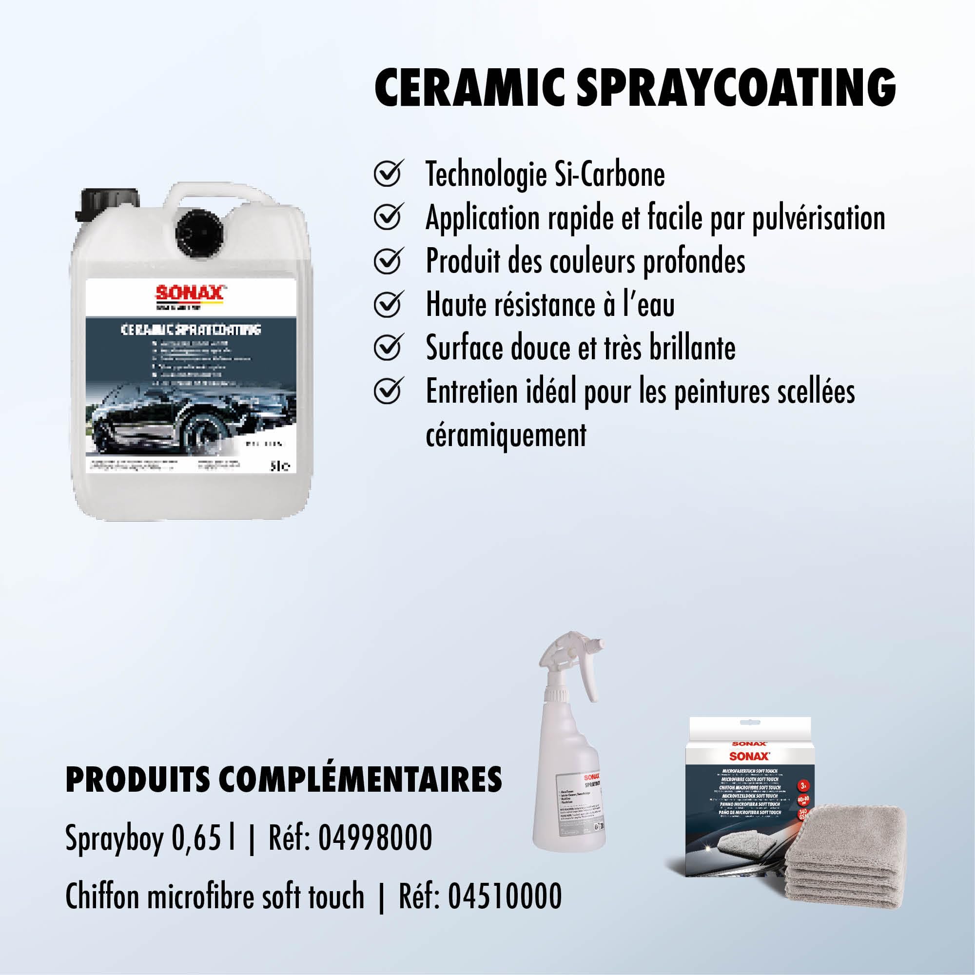 SONAX Protection céramique en spray (5 litres)
