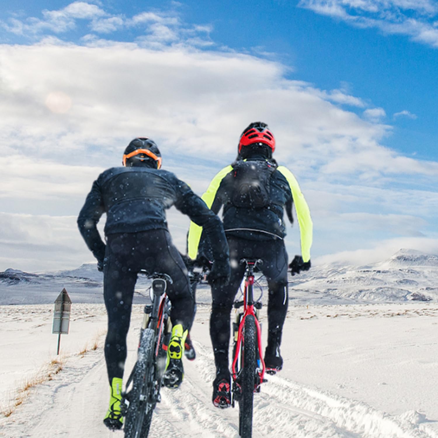 Lo.gas Fahrradhose Herren Lang Gepolstert,Radhose Radlerhose Radfahren Hosen Winddicht Warm Atmungsaktiv schnelltrocknend Lange Radsport-Hosen für Herren Mit 3 Taschen