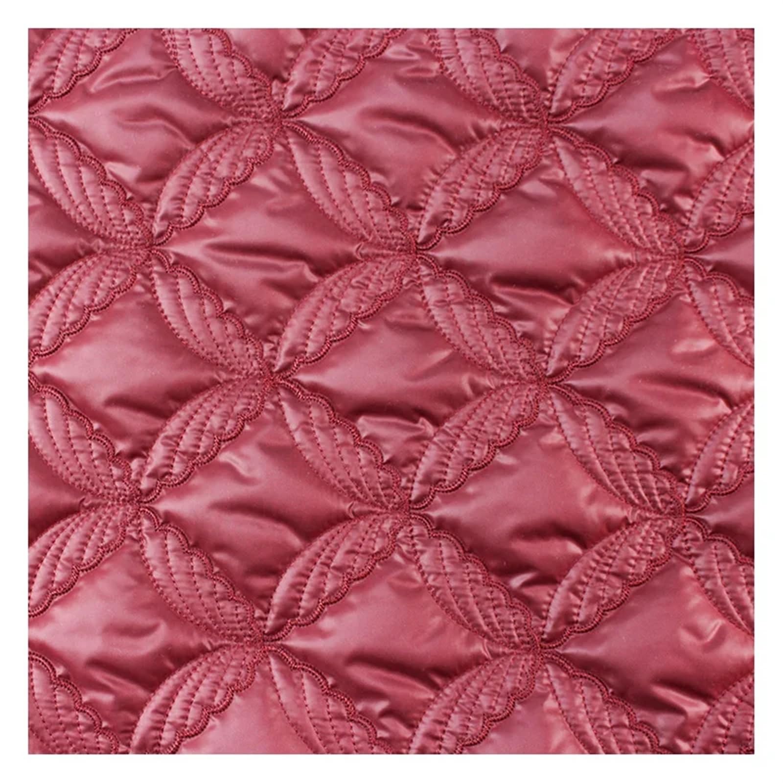 Tejido acolchado de polialgodón, Tela de algodón acolchada Rojo 100-400cm x 145cm(300cm x 145cm)