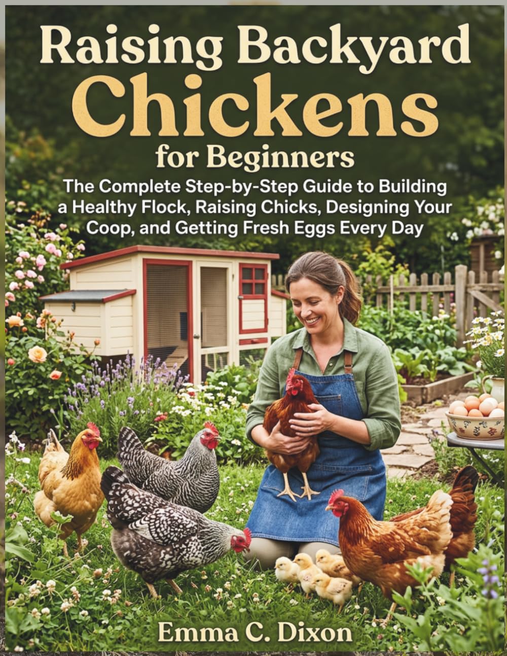 Raising Backyard Chickens for Beginners: The Complete Step-by-Step Guide to Building a Healthy Flock, Raising Chicks, Designing Your Coop, and Getting Fresh Eggs Every Day