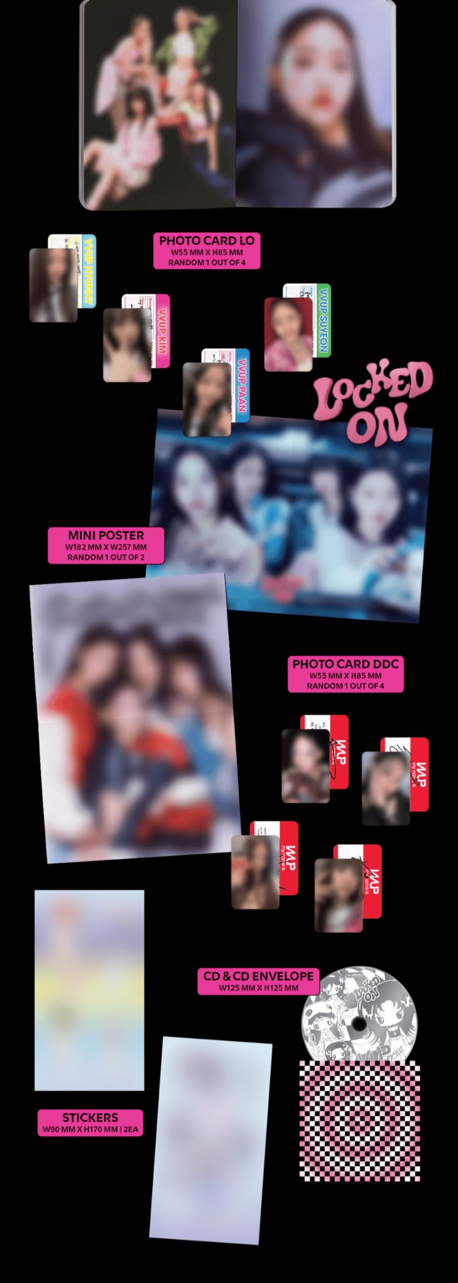 Amazon.co.jp: VVUP KPOP Album (韓国アルバム) - Locked On