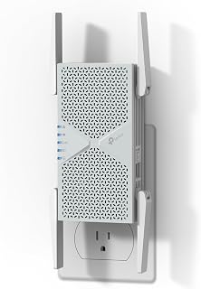 TP-Link RE403BE BE6300 WiFi 7 Range Extender: 6.3Gbps Dual-Band, 2.5G Port, 2800 Sq Ft Coverage, EasyMesh, MLO for 64 Devices