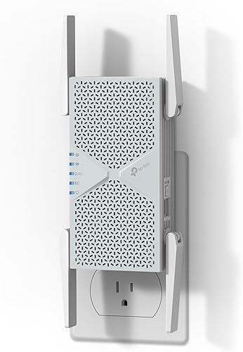 TP-Link BE6300 Wi-Fi 7 Extensor de alcance RE403BE con puerto de 2.5G  Repetidor inalámbrico de doble banda de 6.3 Gbps  Amplificador de señal de