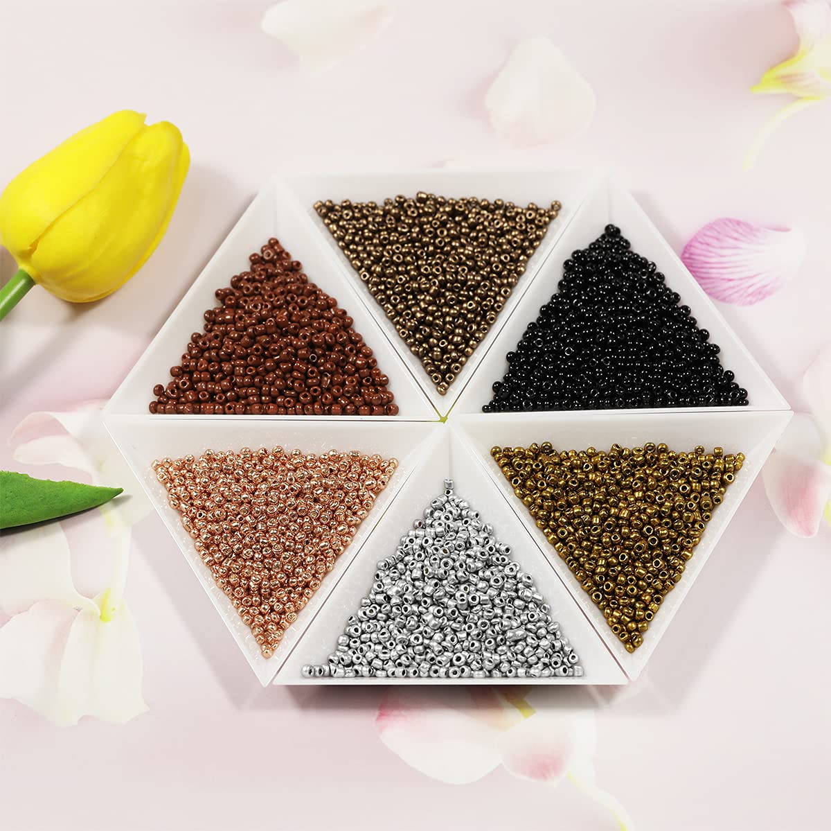 Bulk 2mm Black Seed Beads for Jewelry Making 110 Grams About 9800pcs,12/0 Glass Craft Beads for Making Earrings Bracelets - Image 3
