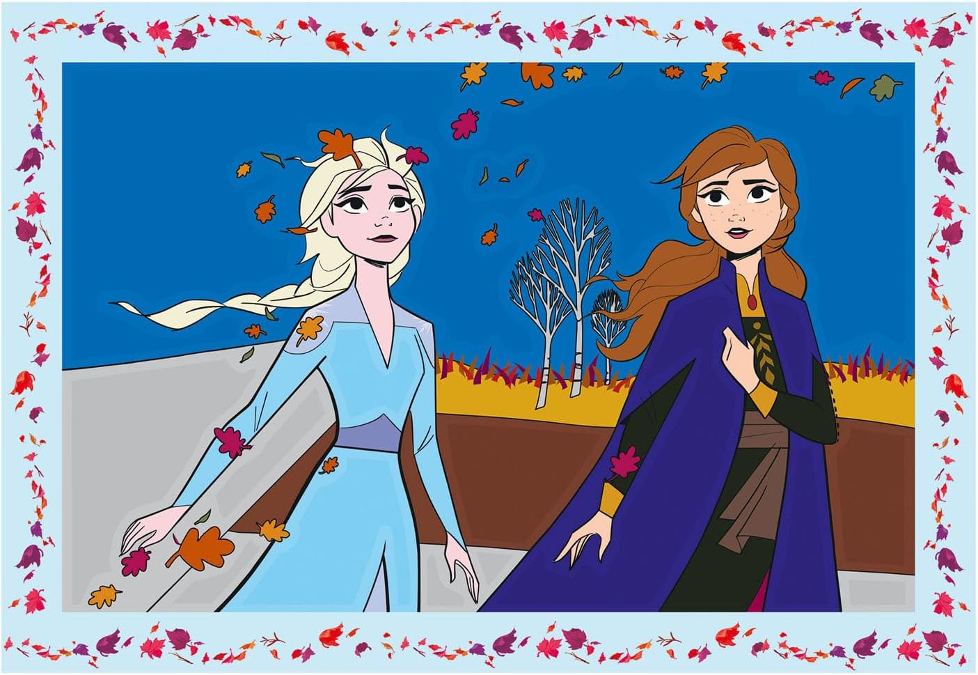 Ravensburger - CreArt Junior Series, Frozen II, Paint by Numbers Kit, contains 2 pre-printed boards, brush, colours, creative game for boys and girls aged 5+