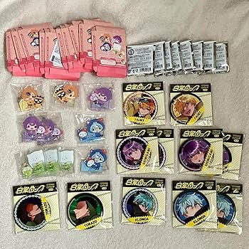 Amazon.co.jp: 日常組 缶バッチ 缶バッジ アクリルキーホルダー セット