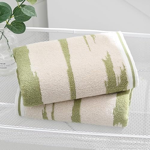 Miniatura 5 de Spring Cloud - Juego de 2 toallas de mano decorativas de 100 % algodón, para baño, 13 x 29 pulgadas