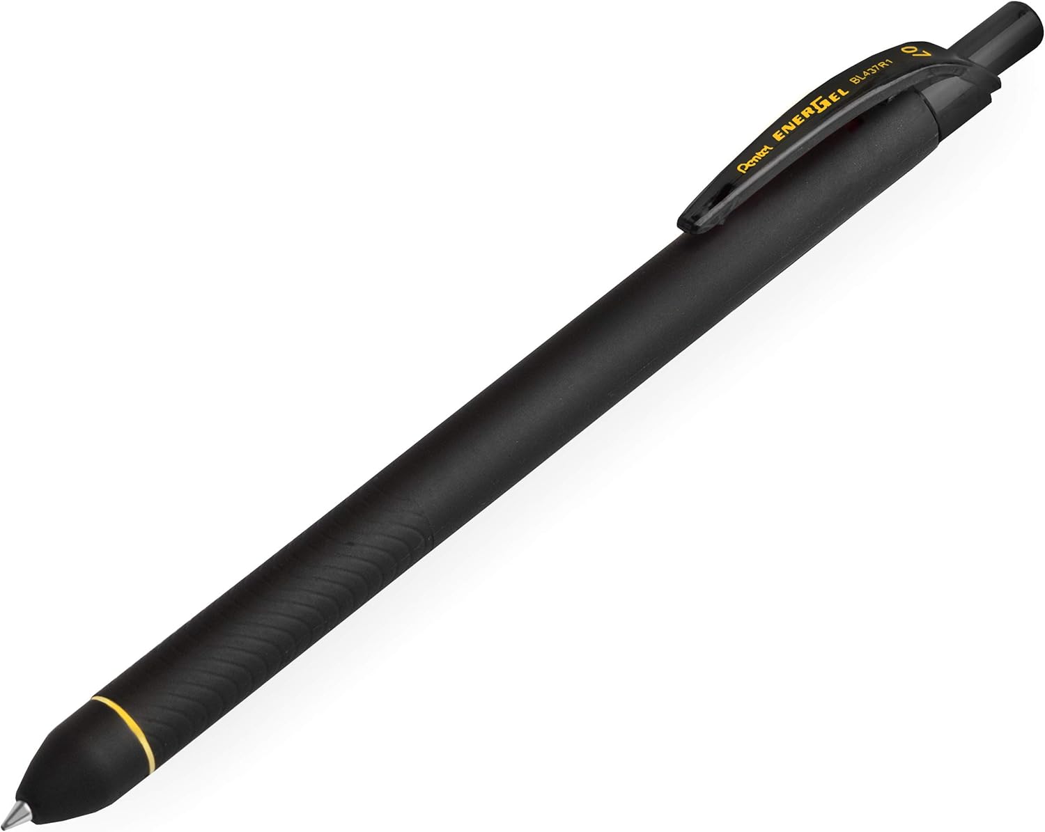 Pentel Energel BL437R1 Retractable Gel Ink Rollerball Pen - 0.7mm Nib - Black - Pack of 14