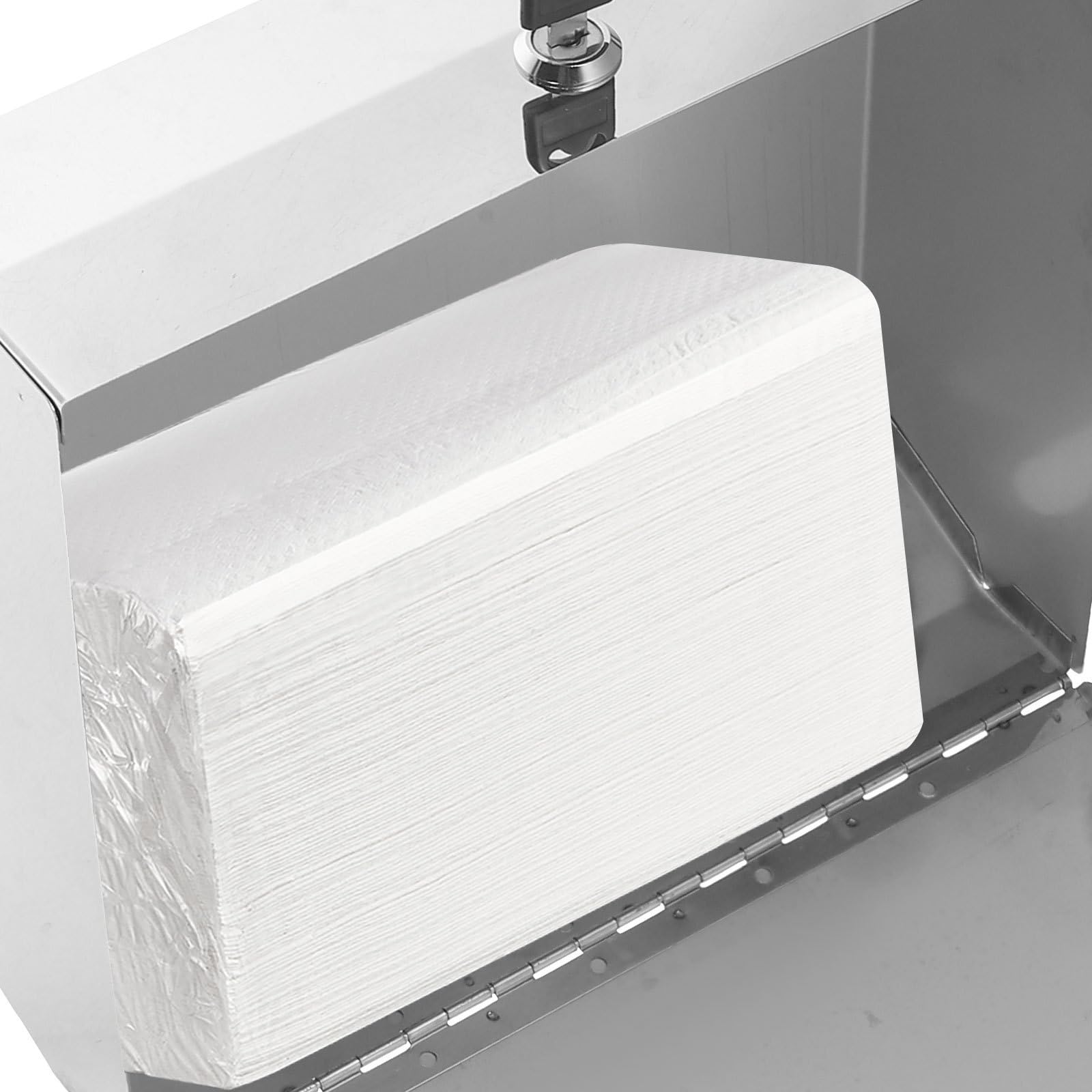 Dispensador y Resistente al Agua de Acero Inoxidable de Toallas de Papel Diseño Confiable y Elegante Montaje en Pared para Baño y Hospitales