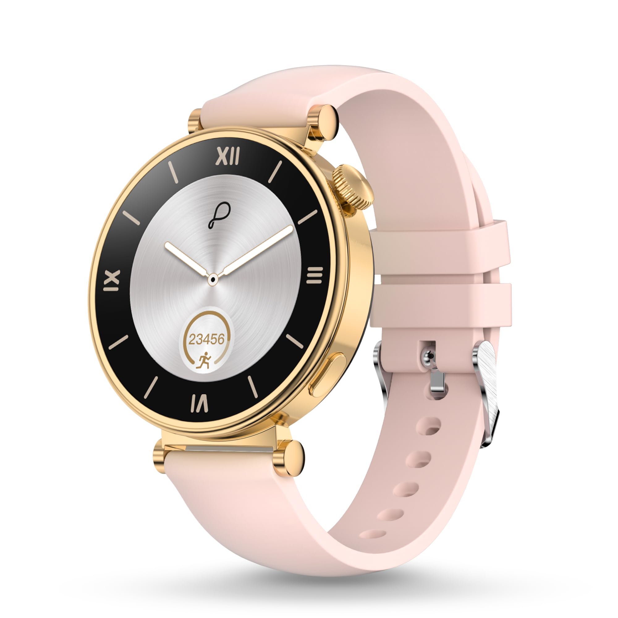 Pebble Vama 1.32" Amoled Display, BT Calling, Always On Display, Female Health Monitoring, Heart Rate Monitor, SpO2 Monitoring, Multiple Sports Mode, DIY Watch Faces (Classic Metal) (B0D8WFHXSJ) Amazon Price History, Amazon Price Tracker